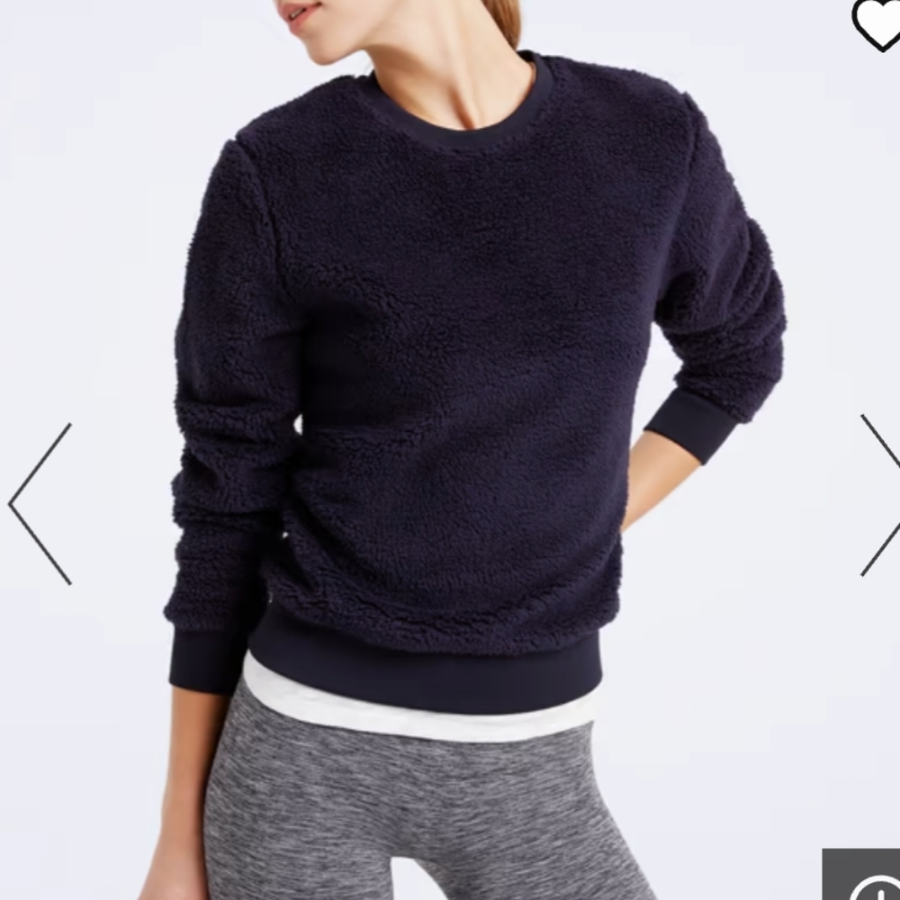 Tory sport sherpa fleece pullover